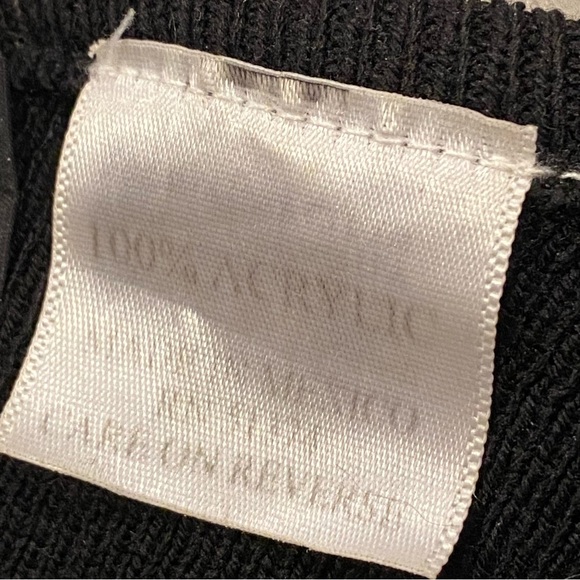 Sprint Cintas Cardigan Women’s Size L Black Knit Button Down Employee Sweater - Picture 5 of 15